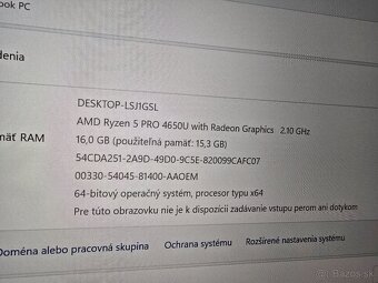 Hp Elitebook 845 G7 v TOP stave so 16 gb ram Ryzen 5 pro pro - 7