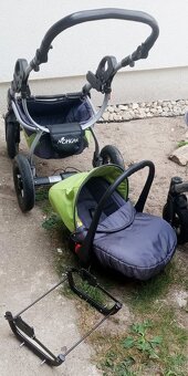 2 x kočík dvojkombinácia skladacie + autosedacka concord nav - 7