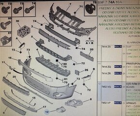 Hmlovky Peugeot- rámiky,držiaky - 7