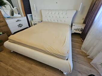 Luxusná manželská posteľ so Swarovski krištáľmi - 7