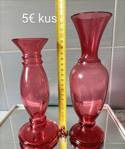 Retro sklenené vázy - 7