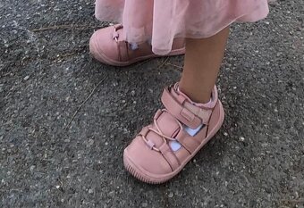 Ružové kožené barefoot topánky Protetika Kendy Nude, 21, 25 - 7