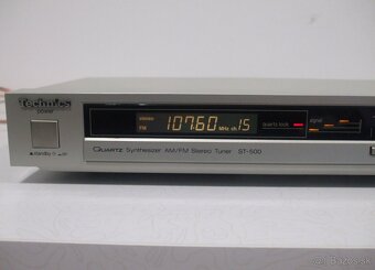 Strieborny tuner TECHNICS ST-500 vyborny zvuk, vyroba Japan - 7