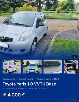 Toyota Yaris 1.0 - 7