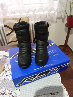 moto čižmy kenny vel.44,forma vel.45,rst vel.42 - 7