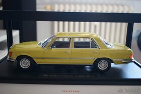 predam 1:18 Mercedes-Benz S-class 450 SEL 6.9 1975 zlta - 7