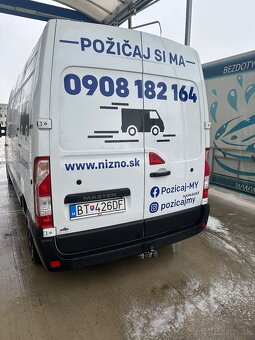 Prenájom dodavky Peugeot Boxer L4H2 korba 4,1m - 7