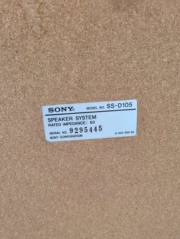 2x pasívne repro Sony SS-D105 - 7
