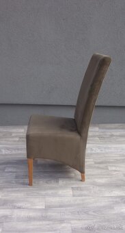 Stolička moderná svetlo – hnedá-cena za 1 ks. - 7