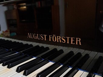 Klavír - křídlo August Förster - 7