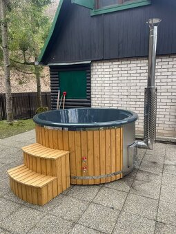 Hottub, drevený kúpací sud - 7