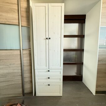 Závesná skrinka a skriňa Ikea biela - 7
