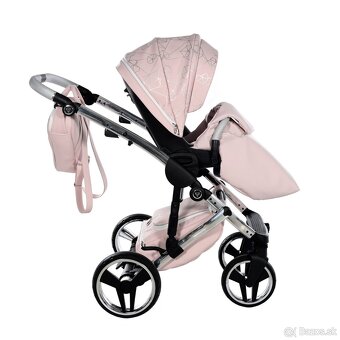 Kočík Junama Heart Pink Silver 2025 - 7