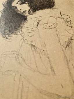 Gustav Klimt - (vysokokvalitná tlač) z roku 1980 (2) - 7