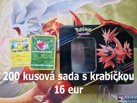 Pokemon karty balíčky+ Lesklé/Pikachu - 7