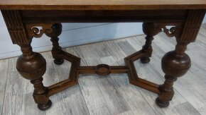 Stôl starožitný renesančný ( 197 ). - 7
