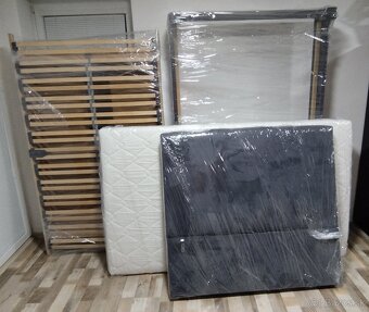 antracitova postel 120x200x45 cm - 7