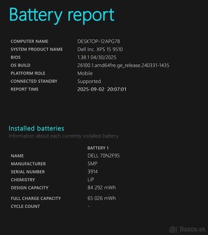 DELL XPS 15 9510 i9-11900H/32GB/1TB NVME/ RTX 3050 Ti - 7
