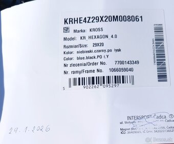 Horský bicykel modrý 29 - 7