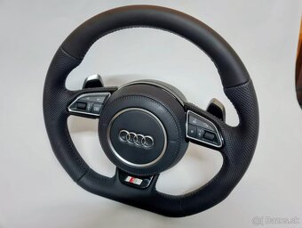 AUDI MULTIFUNKCNY VOLANT S AIRBAGOM A PADLAMI, čierna niť - 7