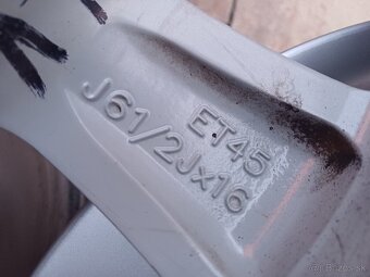 hlinikové disky org.Toyota Avensis -61/2Jx16-ET-45--5 x114,3 - 7