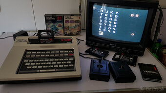 Philips Videopac G7000 (1978) – 4 hry, 2 joysticky + adaptér - 7