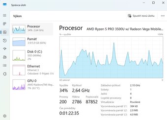 Lenovo ThinkPad T495 14", AMD Ryzen 5 PRO 3500U, RAM 8GB - 7