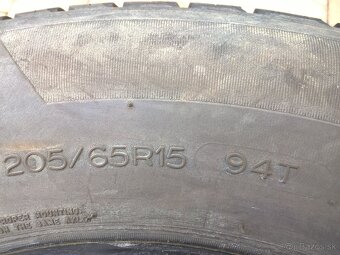 4 ks LETNÉ 205/65 R15 94T MICHELIN cca 6-7mm LEN 69,99€/sada - 7