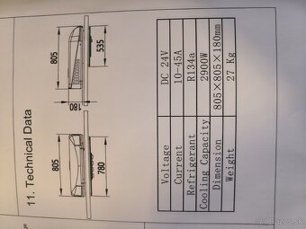 Stresna klimatizacia 12 V 24 V Puremind - 7