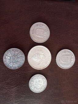 Predám rôzne staré strieborné mince - 7