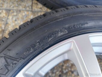 Zimni alu sada 5x112 R17 + 225/45/17 nepouzito - 7