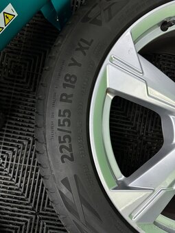 Originalne disky Audi + pneu 5x112 R18 - 7