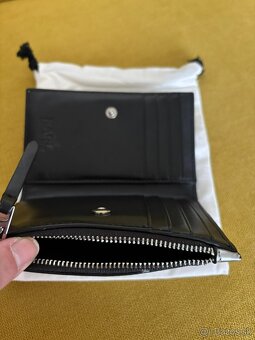 Kožená peňaženka Karl Lagerfeld K/SIGNATURE CROC FOLDED - 7