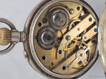 Predám starožitné strieborné vreckové hodinky No. 78395 - 7