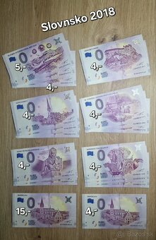 Na predaj - 0 Eurosuvenírové bankovky rôznych štátov sveta. - 7