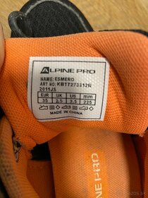 Predám dievčenské turistické topánky AlpinePro - 7