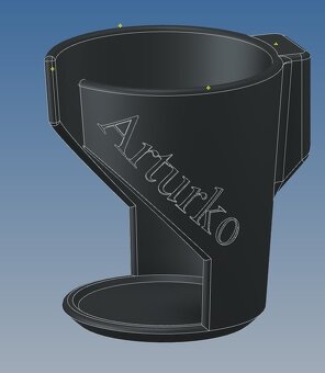 Držiak na nápoje s menom - 7