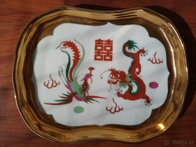 Čínska stará čajová súprava z keramiky - 7