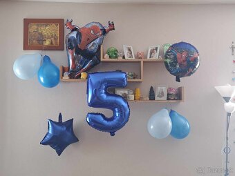 Nové veľké balóny Spiderman 78cm- sada AŽ 15/16 kusov - 7