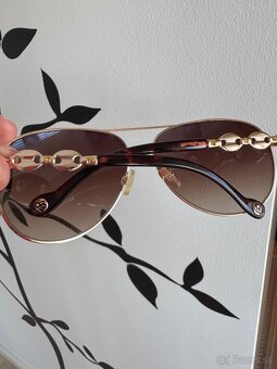 Dámske slnečné okuliare Jessica Simpson aviator štýl zlate - 7