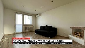 REZERVOVANÝ 3 izbový prerobený byt s loggiou, Manckovičova,  - 7