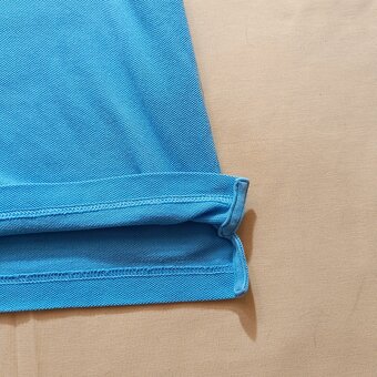Lacoste svetlomodrá polokošeľa s krátkym rukávom tričko M - 7