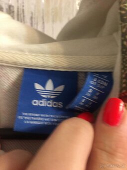 ADIDAS originál crop/topova damska mikinka S - 7