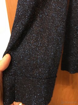 TWINSET-Simona Barbieri originál lurexovy svetrik S/M - 7