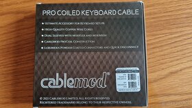 CableMod Pro Coiled Keyboard Cable / Carbon - 7