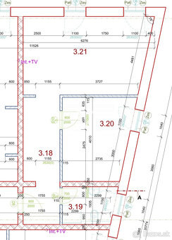 Prenájom kancelárie 50 m2 vybavenej ako 2-izbový byt vrátane - 7