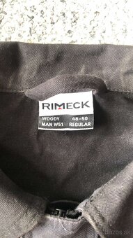 Woody pracovná bunda pánska Rimeck ebony gray 48/50 - 7