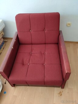 Ratanove kreslo a rozkladacie kreslo - 7