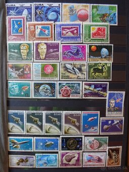 Pekná zbierka známok VESMÍR - 7