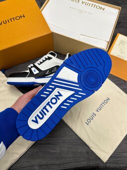 Louis Vuitton tenisky blue-white komplet balenie - 7